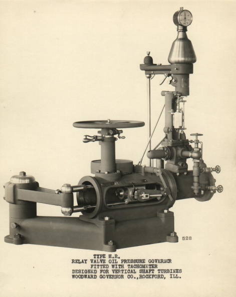 The famous Woodward Water Wheel Gateshaft governor_  Circa 1918_.jpg